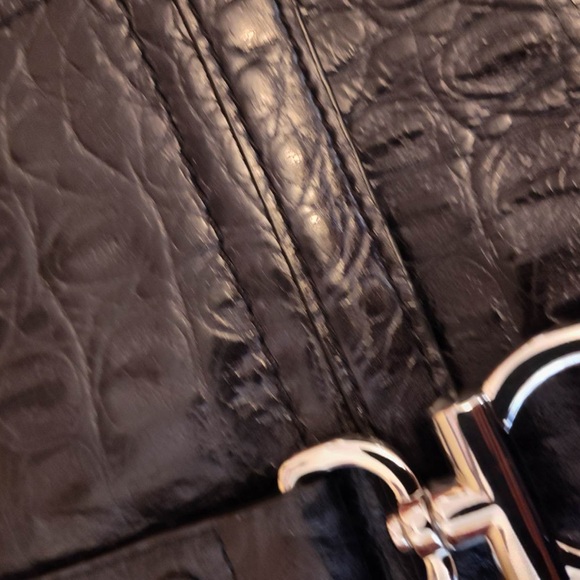 Talbots Black Leather Clutch Wristlet - Picture 4 of 6